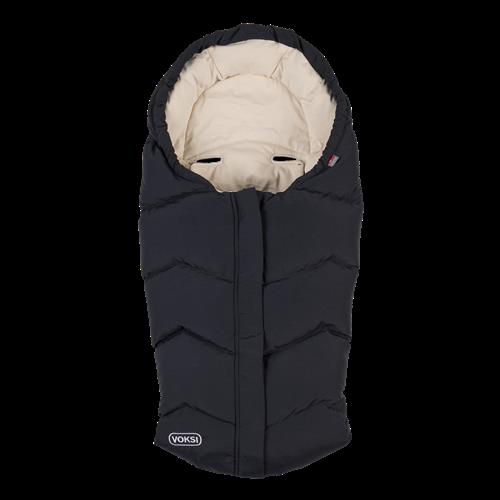 Voksi Move Fodpose Til Bilsæde - Varm Black  Black One Size Wool, Down Sort  One Size 0-18 Months unisex