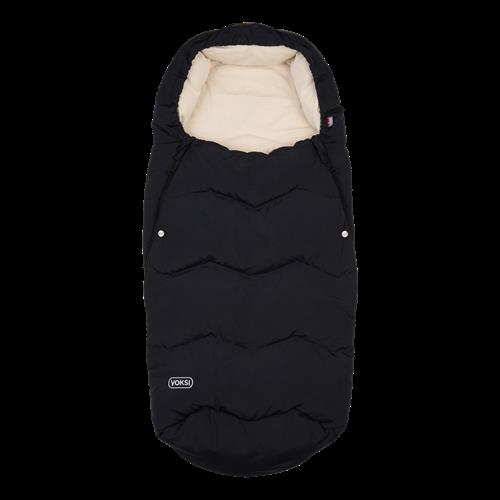 Voksi Explorer Fodpose - Varm Black  Black-0-3 Y Wool, Down Sort  0-3 år 0-3 Years unisex