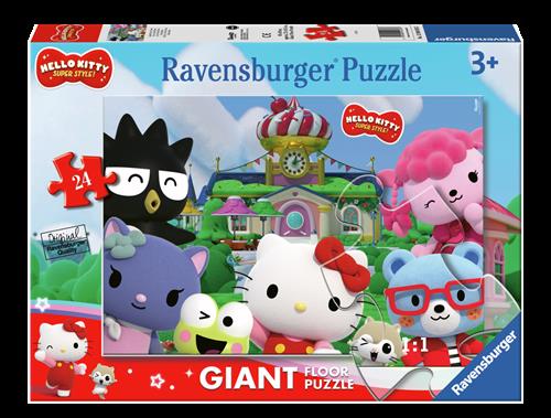 Ravensburger Ravensburger Hello Kitty Kæmpe Gulvpuslespil Mix  Mix-Onesize  Blå  One Size  unisex