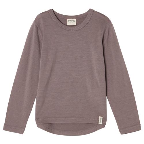 Kuling Canberra Baselayer-top I Uld Lilac  98/104 cm Wool Lilla  98/104 cm  unisex