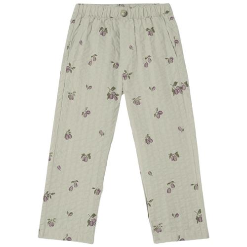 garbo&friends Mønstrete Bukser Prune Green 86/92 cm  Grøn  86/92 cm  unisex