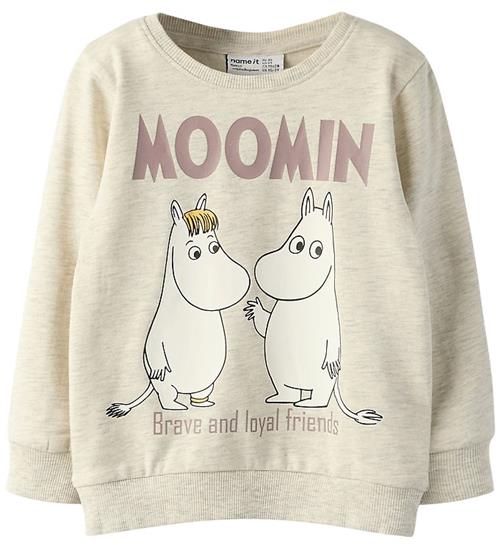Name It Sweatshirt - NmnSloli - Moomin - Peyote Melange