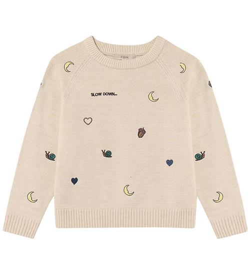 Fliink Bluse - Strik - Viskoseblanding - Benna - Sandshell
