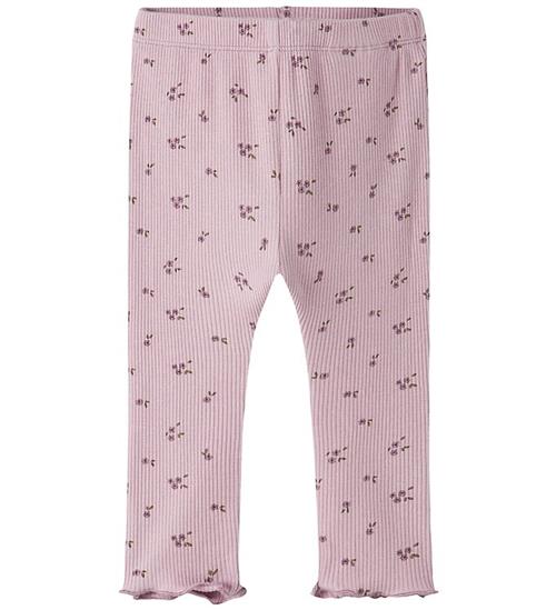 Name It Leggings - Rib - NbfSoho - Keepsake Lilac