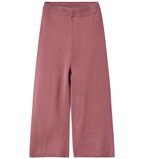 Fliink Bukser - Wide - Strik - Viskoseblanding - Alon - Ash Rose