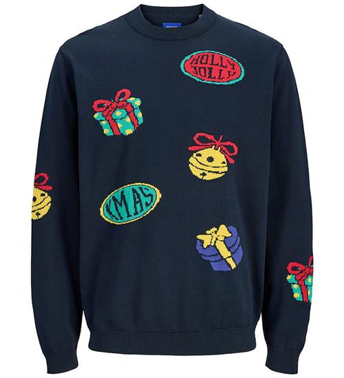 Jack & Jones Bluse - JorHoliday - Strik - Sky Captain