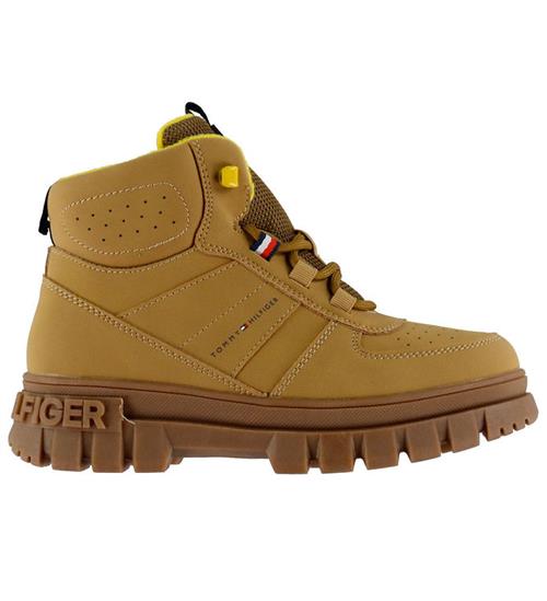 Tommy Hilfiger Vinterstøvler - Lace-Up - Ochre