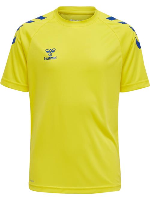 Hummel Funktionsskjorte  blå / neongul