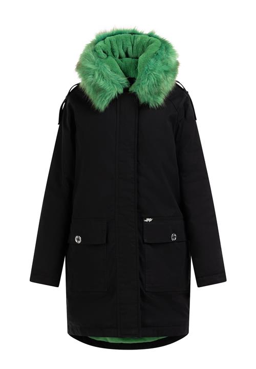 MYMO Vinterparka  græsgrøn / sort