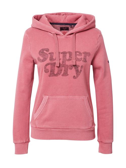 Superdry Sweatshirt 'Cooper'  burgunder / pastelrød