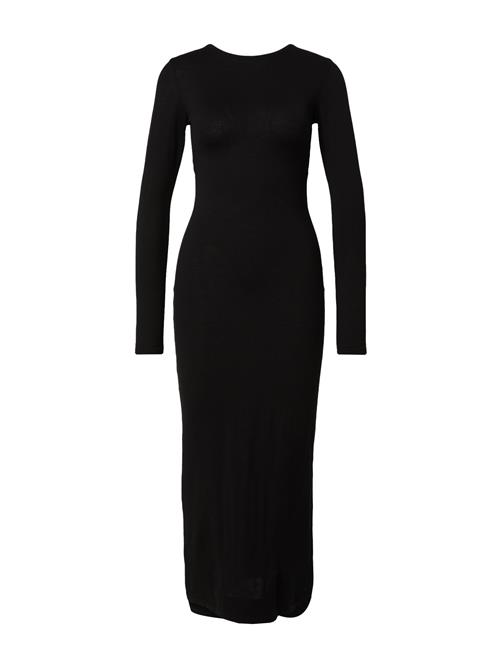 Se A LOT LESS Strikkjole 'Caroline'  sort ved About You