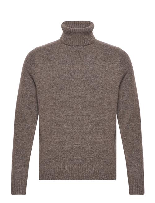 Brushed Roll Neck Jumper Superdry Brown