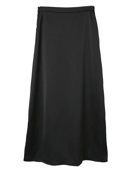 Nlfsatin Long Skirt LMTD Black