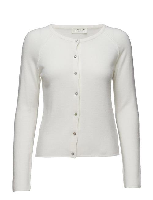 Rwlaica Cashmere Ls O-Neck Raglan C Rosemunde White