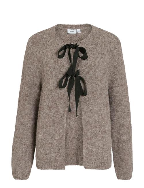 Vibows L/S Knit Cardigan/Ln Vila Brown