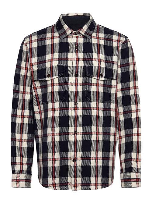 Heavy Twill Check Overshirt GANT Navy