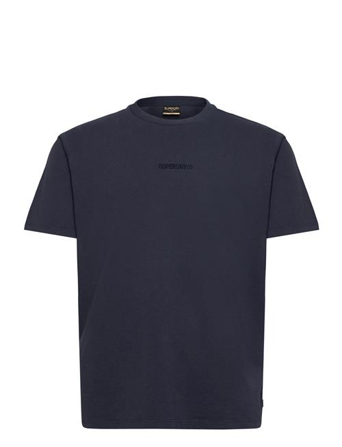 Micro Logo T Shirt Superdry Navy