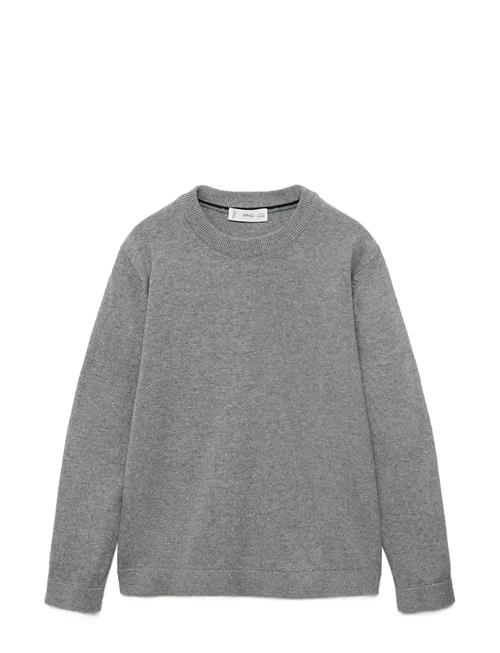 Essential Cotton-Blend Sweater Mango Grey