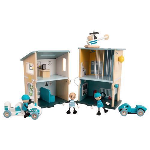Classic World Politistation Blå  3-6 Y    3-6 år 3 Y+ unisex