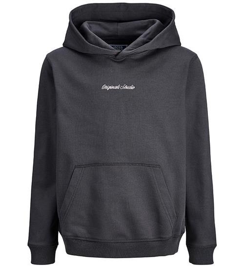 Jack & Jones Hættetrøje - Sweat - JorNorrebro - Asphalt