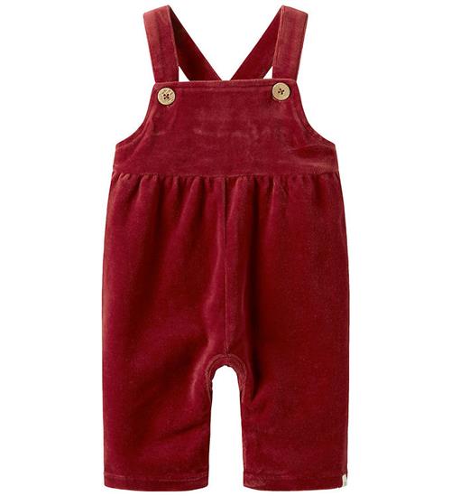 Lil Atelier Smækbukser - Velour - NbfSaga - Loose - Red Dahlia