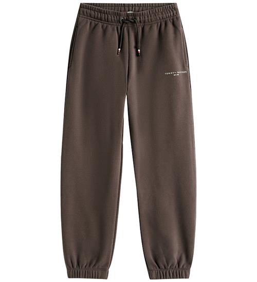 Tommy Hilfiger Sweatpants - Mini Corp - Black Walnutbrown