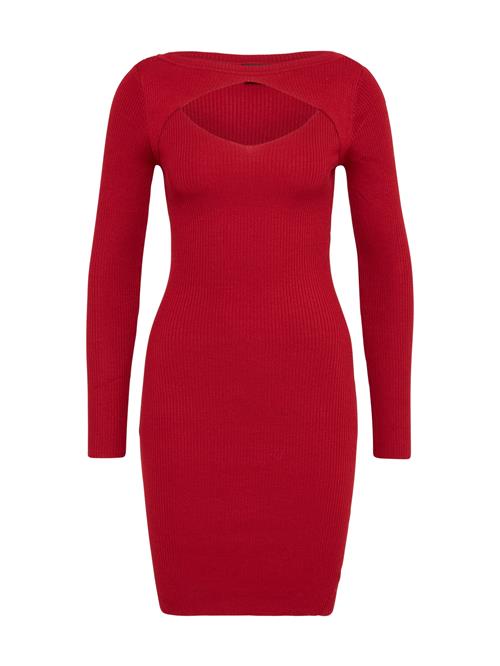 Se Urban Classics Strikkjole  burgunder ved About You