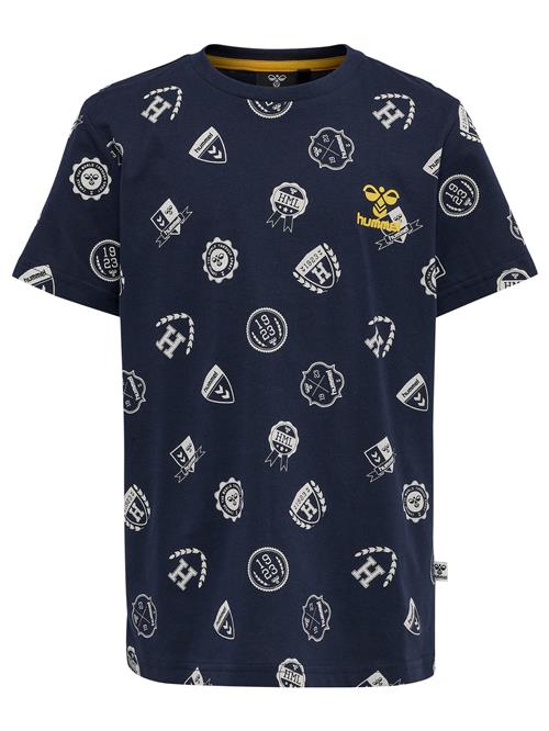 Hummel Shirts  mørkeblå / gul / hvid