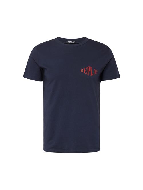 REPLAY Bluser & t-shirts  blå / rød / hvid