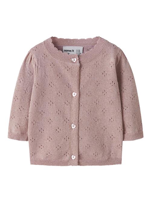 NAME IT Glimmer Strik Cardigan Rolia Keepsake Lilac