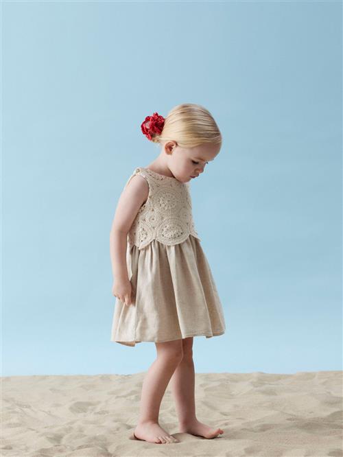 NAME IT Spencer Kjole Jie Bleached Sand