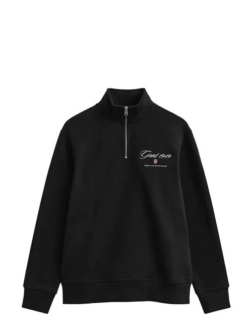 Graphic Half Zip GANT Black