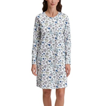 Calida Flower Nights Nightdress Blomstret bomuld Large Dame