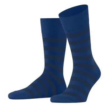 Falke Strømper Sensitive Mappd Line Socks Blåstribet bomuld Str 39/42 Herre