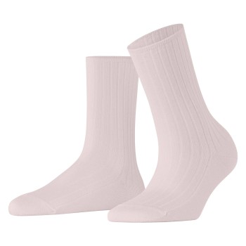 Falke Strømper Women Cotton Rib Socks Lyserosa bomuld Str 39/42 Dame