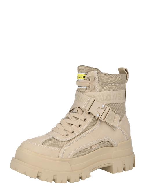 BUFFALO Snørestøvletter 'Aspha Com1'  beige