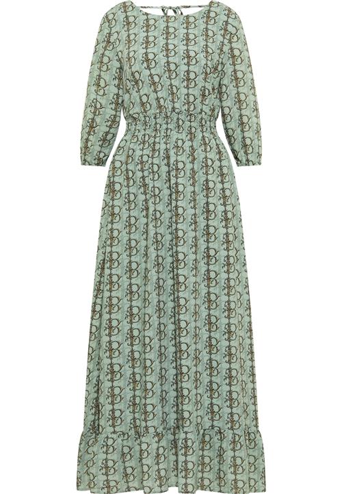 faina Kjole  pastelgul / mint / sort