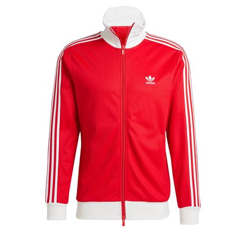ADIDAS ORIGINALS Sweatjakke 'Adicolor Classics Beckenbauer'  rød / hvid
