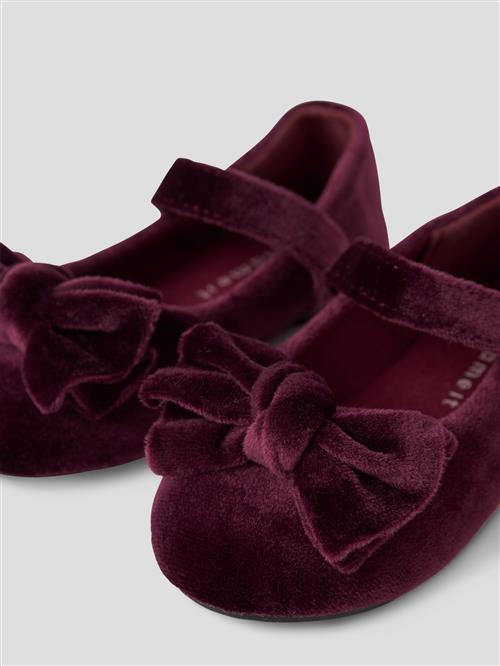 NAME IT Ballerina Sko Riva Burgundy