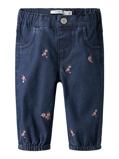 NAME IT Denim Jeans Rose Dark Blue Denim Flower