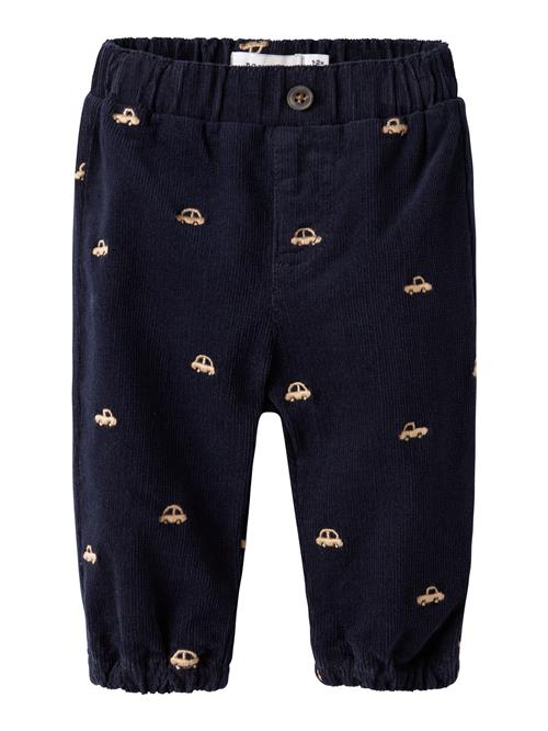 NAME IT Fløjls Bukser Baggy Ben Navy Blazer