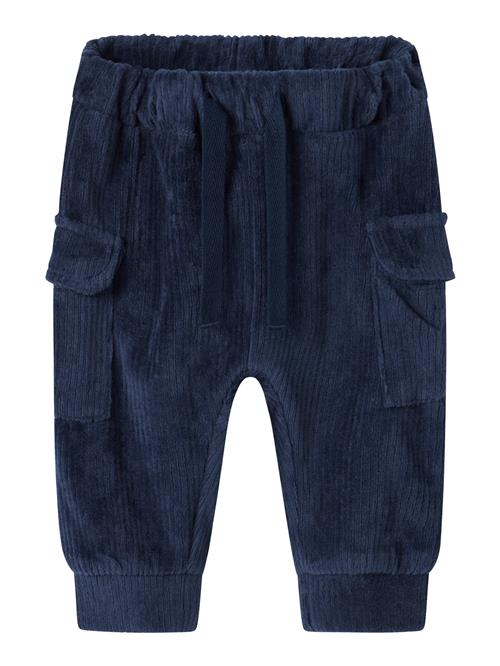 NAME IT Velour Bukser Ronny Navy Blazer