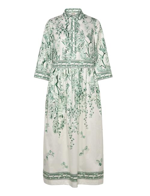 Se Isola Bella Long Dress Balmuir Green ved Booztlet