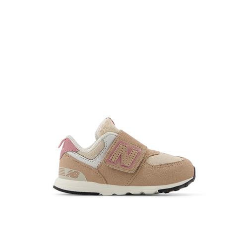 New Balance 574 Kids NEW-B Hook & Loop Sneakers Flat Taupe  24 EU    24 EU  kvinde