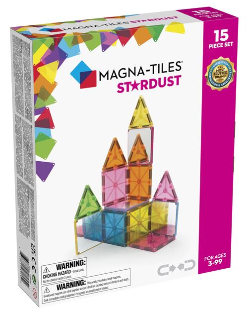 Magna-Tiles MAGNA-TILES Stardust 15 Pcs Stardust One Size  Hvid  One Size 3 Y+ unisex