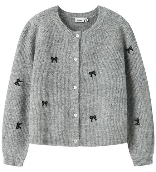Name It Cardigan - Strik - NkfRifey - Grey Melange
