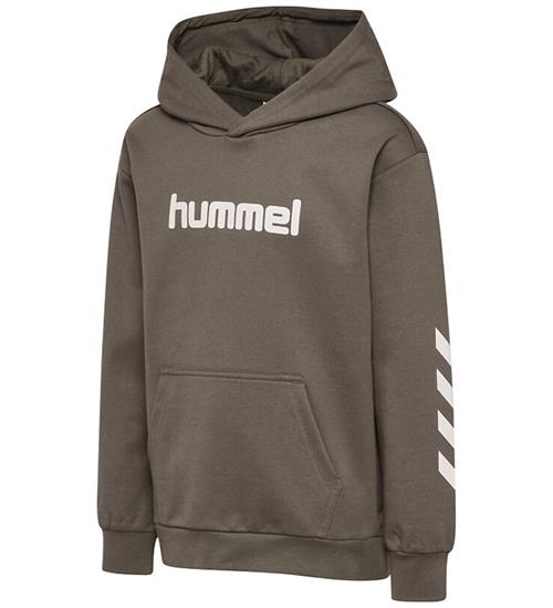 Hummel Hættetrøje - HmlJR - Dark Night m. Logo