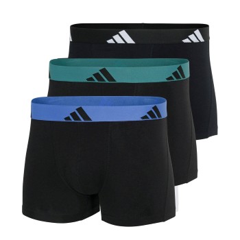 adidas 3P Active Flex Cotton Trunk Blågrøn bomuld Medium Herre
