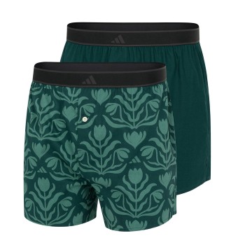 adidas 2P Active Woven Boxer Grøn bomuld Small Herre