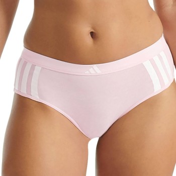 adidas Trusser Sport Active Essentials 3 Stripes Hipster Lyserosa bomuld Medium Dame